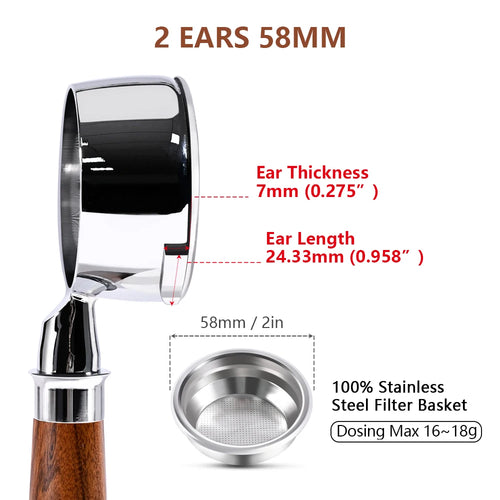 58MM Coffee Bottomless Portafilter For GAGGIA Classic Pro